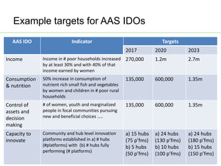AAS – Presentation for Discussion with Donors and Partners – June 2013