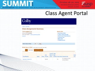Class Agent Portal
 