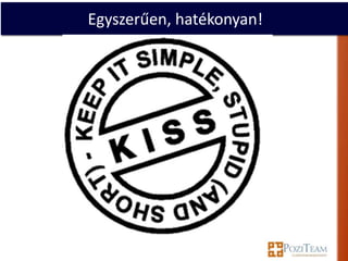 Egyszerűen, hatékonyan!
 