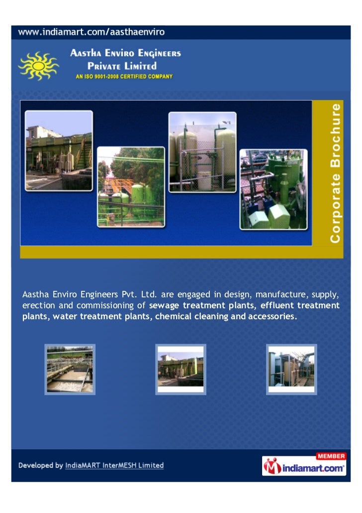 Aastha Enviro Engineers Pvt Ltd, Gurgaon, Waste Water Treatment Plants