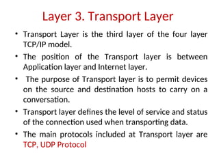Comprehensive Overview of TCP/IP Protocols and Network Communication | PPT