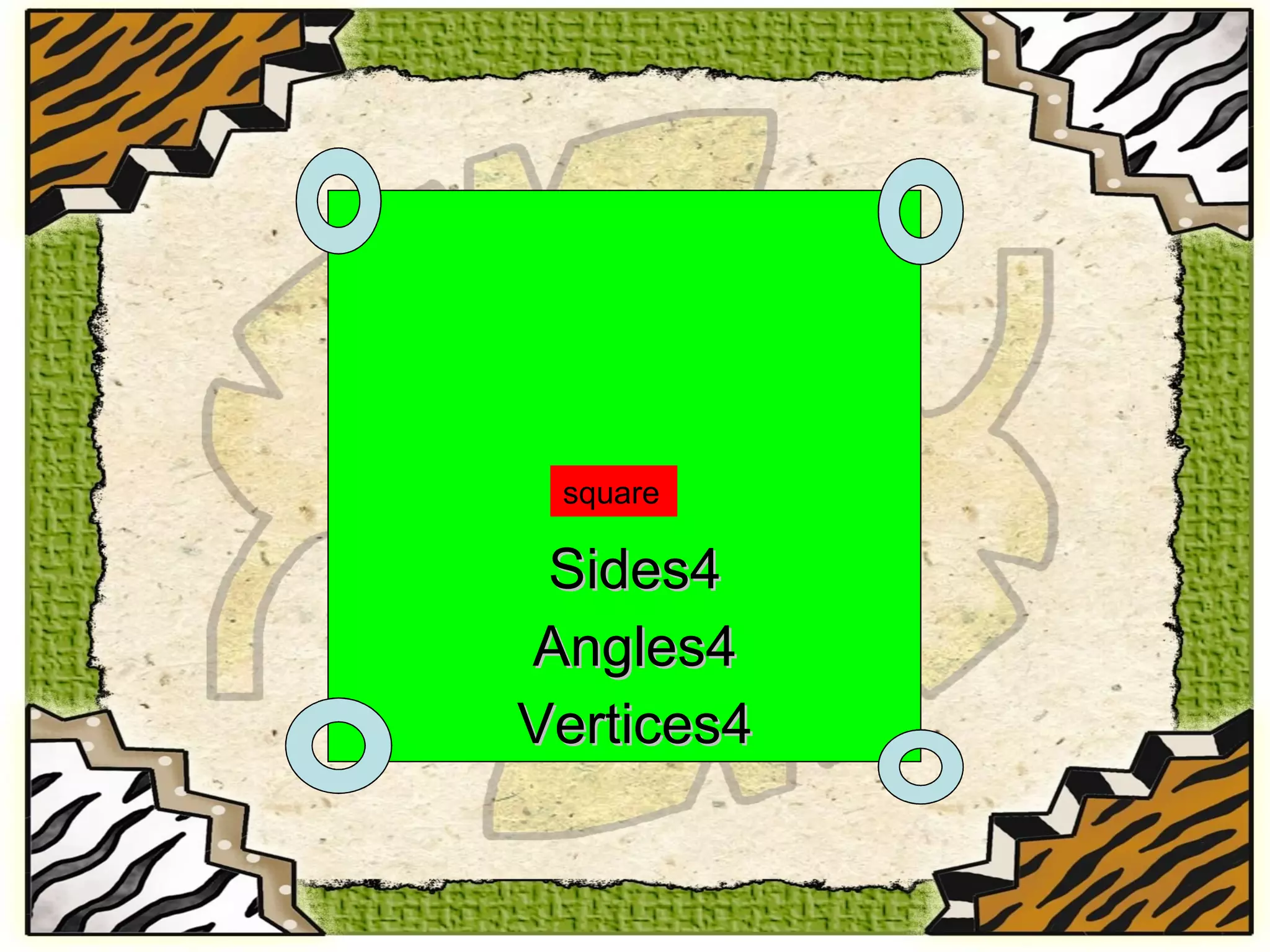 Sides4 Angles4 Vertices4 square 