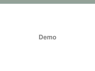 Demo
 