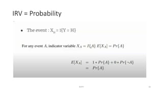 IRV = Probability
RCPIT 20
 