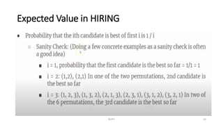 Expected Value in HIRING
RCPIT 23
 