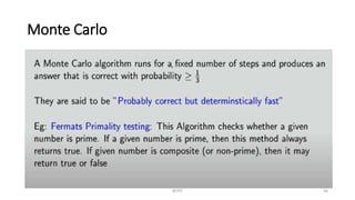 Monte Carlo
RCPIT 36
 