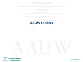 LAF Plaintiff SupportLAF’s new focus on supporting potentially precedent-setting cases has:Increased LAF prestige in the civil rights communityExpanded AAUW’s reputation as a defender of fair treatment in the workplaceEncouraged coalition partners to refer discrimination cases and seek AAUW for amicus briefs Legal Advocacy Fund: 57
