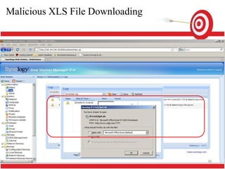 Malicious XLS File Downloading




                                 38
 