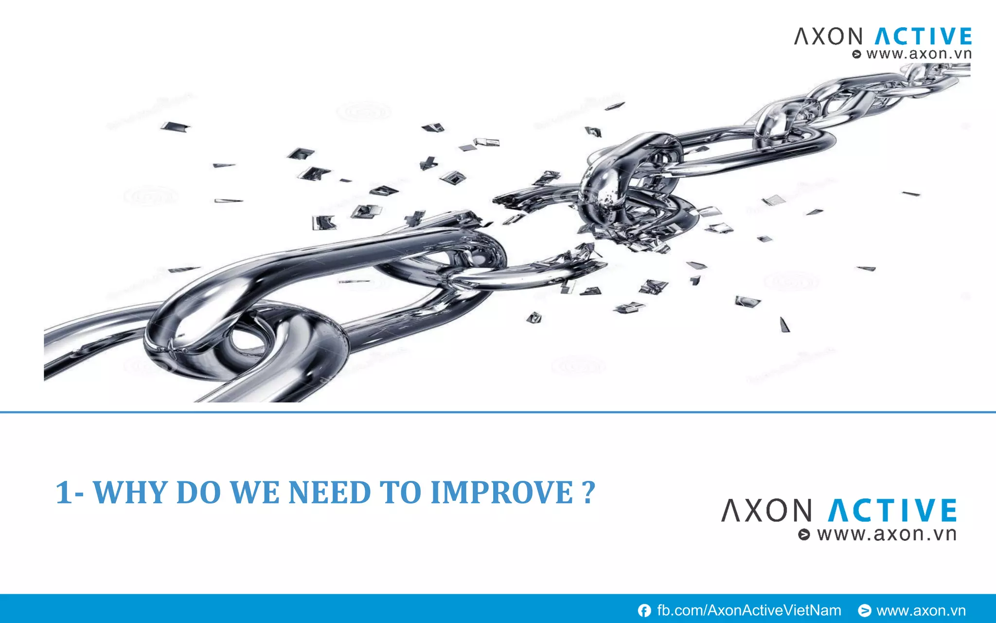 www.axon.vnfb.com/AxonActiveVietNam
1- WHY DO WE NEED TO IMPROVE ?
 