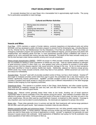 Aavocado production handling and manageent | PDF