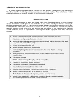 Aavocado production handling and manageent | PDF