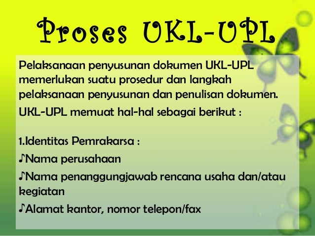 Mengenal UKL dan UPL
