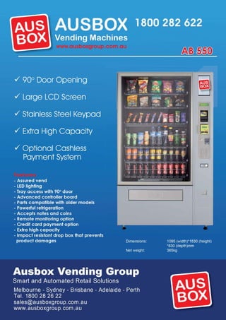 AB 550 Vending Machine