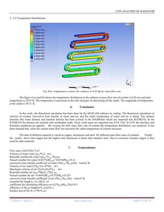 CFD ANALYSIS OF RADIATO | PDF