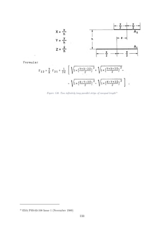 Figure 130: Two infinitely long parallel strips of unequal length10
10
ESA PSS-03-108 Issue 1 (November 1989)
133
 