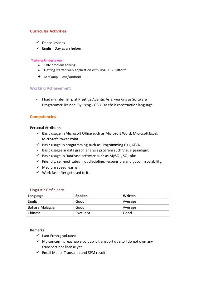 My Resume