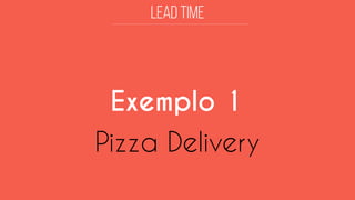 Exemplo 1 
Pizza Delivery  