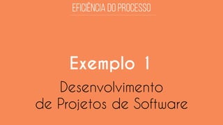 Exemplo 1 
Desenvolvimento de Projetos de Software  