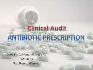Done By: Dr.Manar Al Sanaa Ali
FAMCO R3
*Ph. Shamsa Alharrasi
 