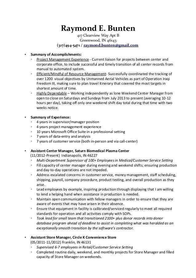 raymond bunten feb 15 resume
