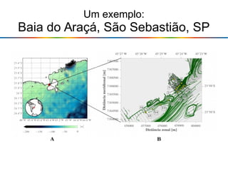 Um exemplo:
Baia do Araçá, São Sebastião, SP
 