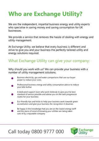 Introducing Exchange Utility (email version)