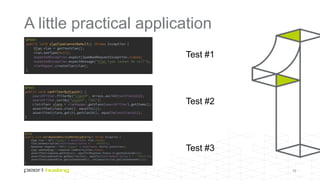 A little practical application
15
Test #1
Test #2
Test #3
 