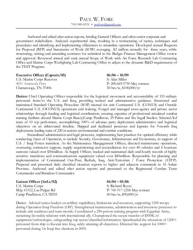 federal resume sles fore paul federal resume 4nov2015 federal resume sles fore paul federal resume 4nov2015