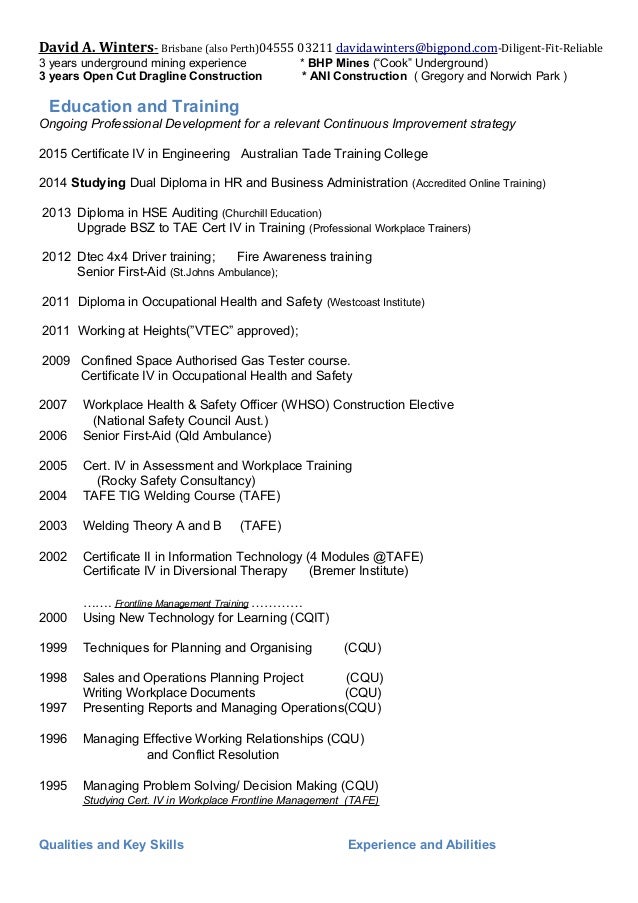 safety officer resume