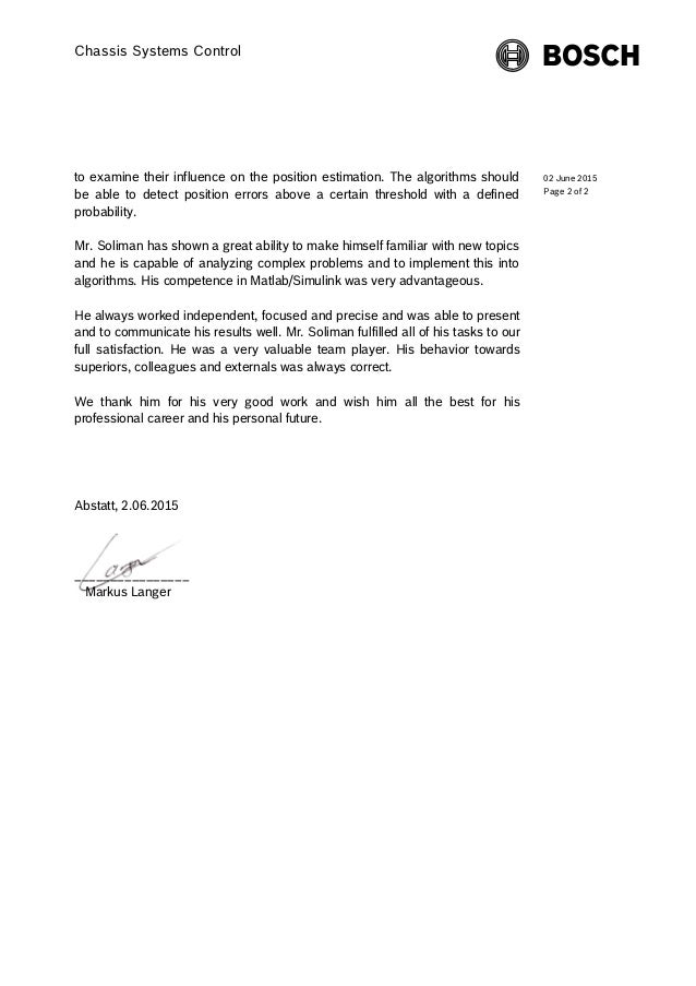reference letter page