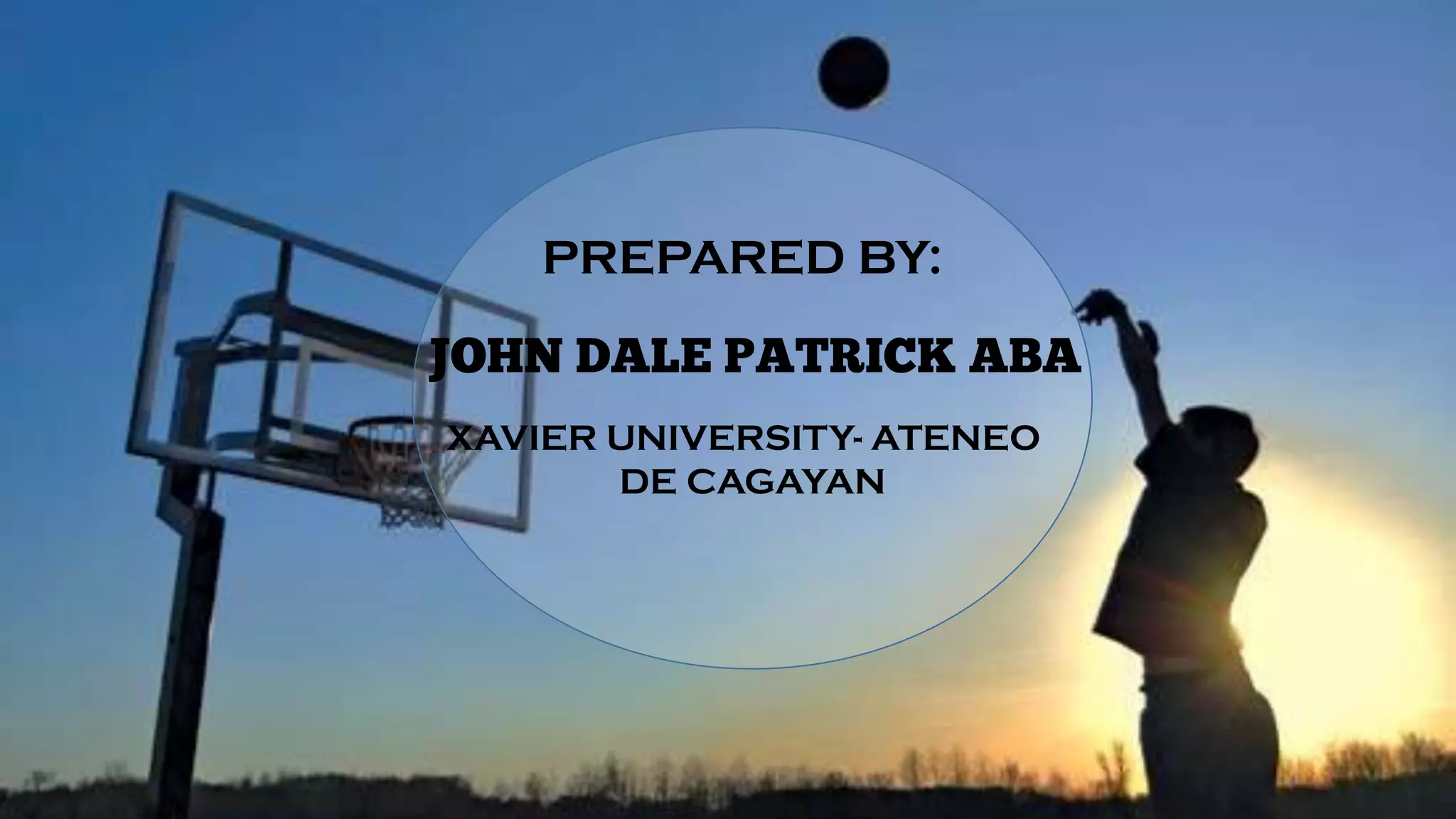 8 WAYS TO A GOOD BASKETBALL PLAYER PPT