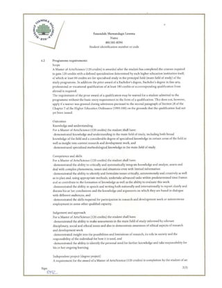 MSc degree certificate | PDF