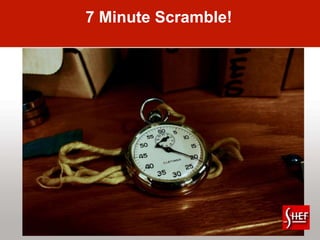 7 Minute Scramble!
 