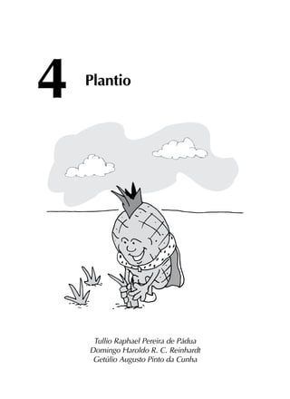 4	
Plantio
Tullio Raphael Pereira de Pádua
Domingo Haroldo R. C. Reinhardt
Getúlio Augusto Pinto da Cunha
 