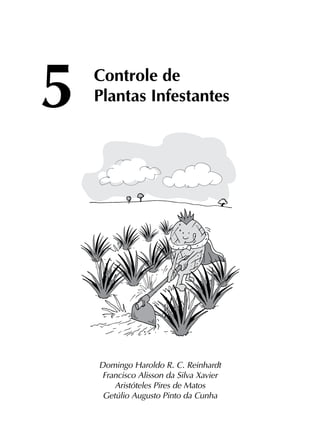 5	
Controle de
	 Plantas Infestantes
Domingo Haroldo R. C. Reinhardt
Francisco Alisson da Silva Xavier
Aristóteles Pires de Matos
Getúlio Augusto Pinto da Cunha
 