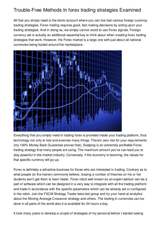 Free forex trading strategies