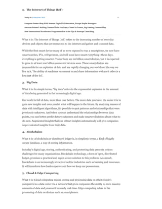 The Top 10 Technology Trends Of The 4th Industrial Revolution | PDF