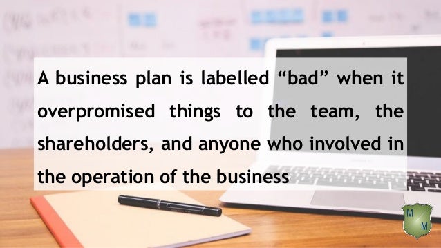example of a bad business plan