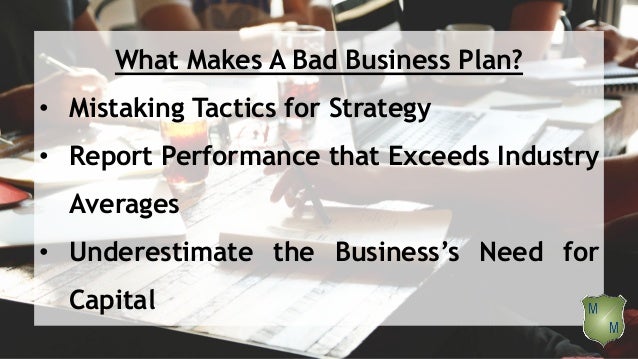 What is the biggest mistake you can make when preparing a business plan image