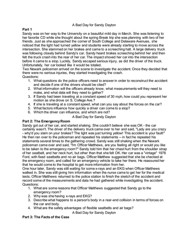 sample problem based learning activity | DOCX