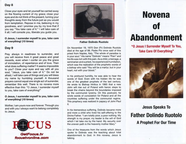 Novena of Abandonment | PPT
