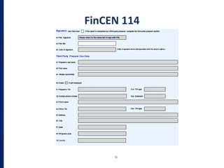FinCEN 114
25
 