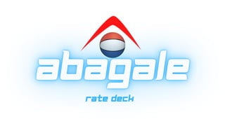 ABAGALE Rate deck.pdf