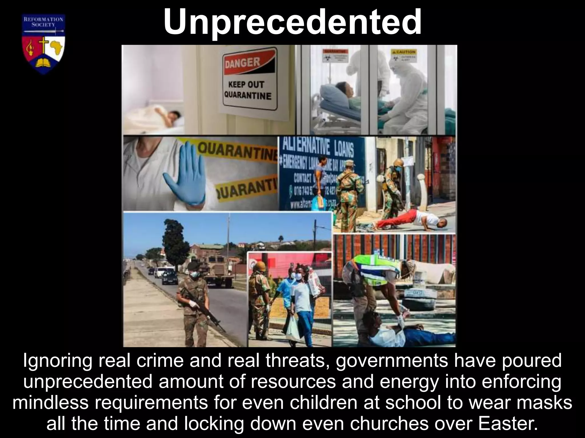 A Balanced and Biblical Response to Lockdowns & Masks