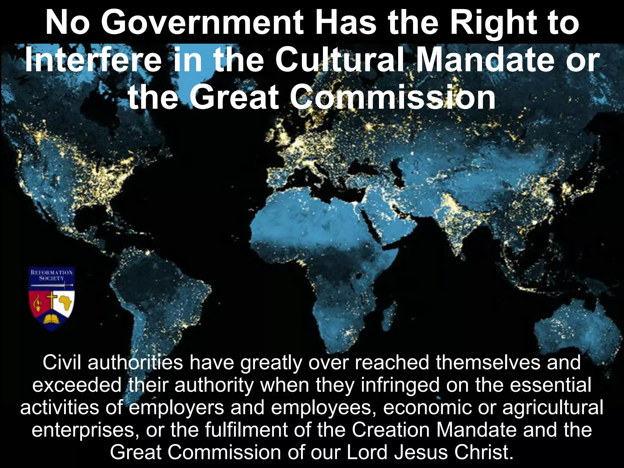 A Balanced and Biblical Response to Lockdowns & Masks