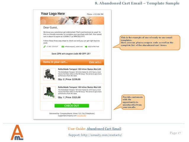 abandoned cart email magento extension by amasty user guide