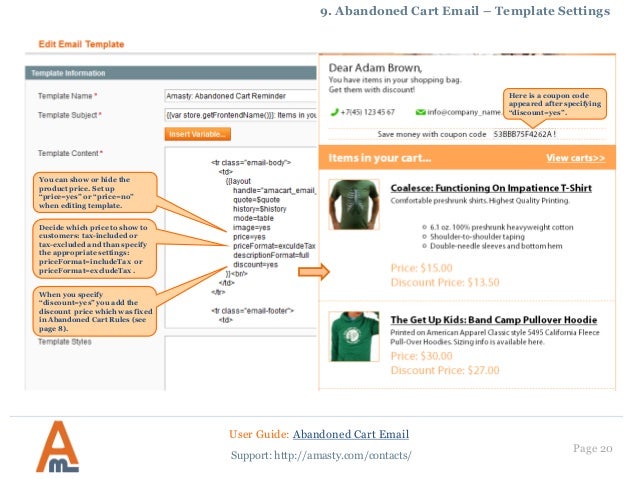 abandoned cart email magento extension by amasty user guide
