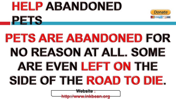 Abandoned pets statistics