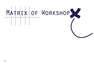 Matrix of Workshop
  at x




31
 