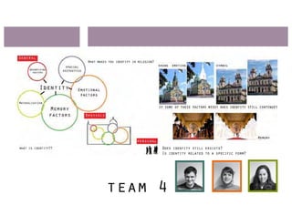 What makes you identify in relegion?




what is identity??                                          Does identity still exsists?
                                                            Is identity related to a specific form?




                              team 4
 